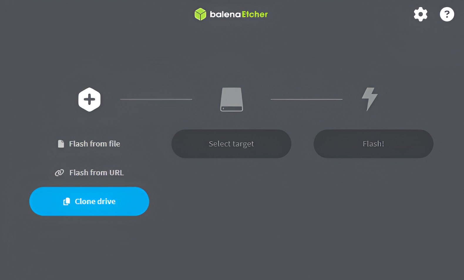 Balena Etcher cloning