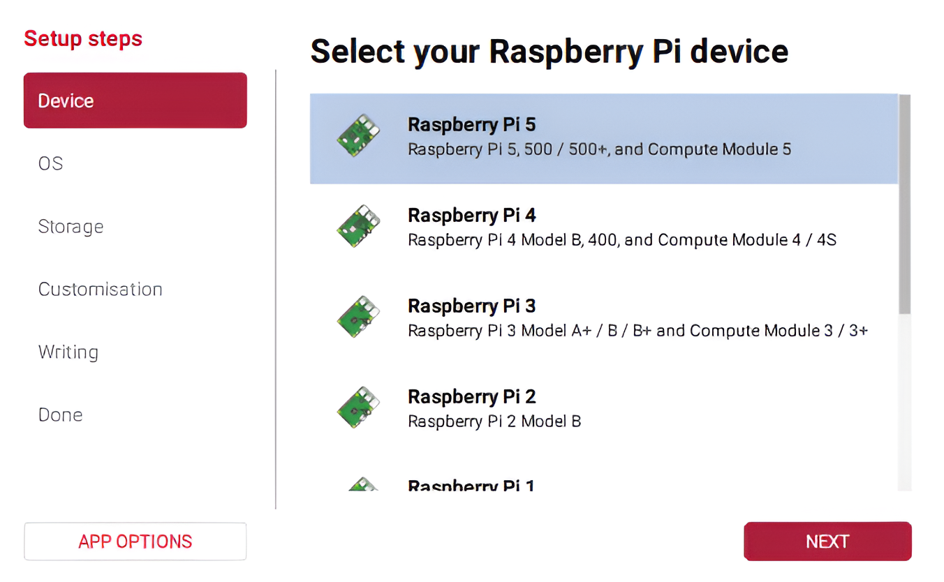 Using Raspberry PI Imager to flash SolarAssistant to SD card