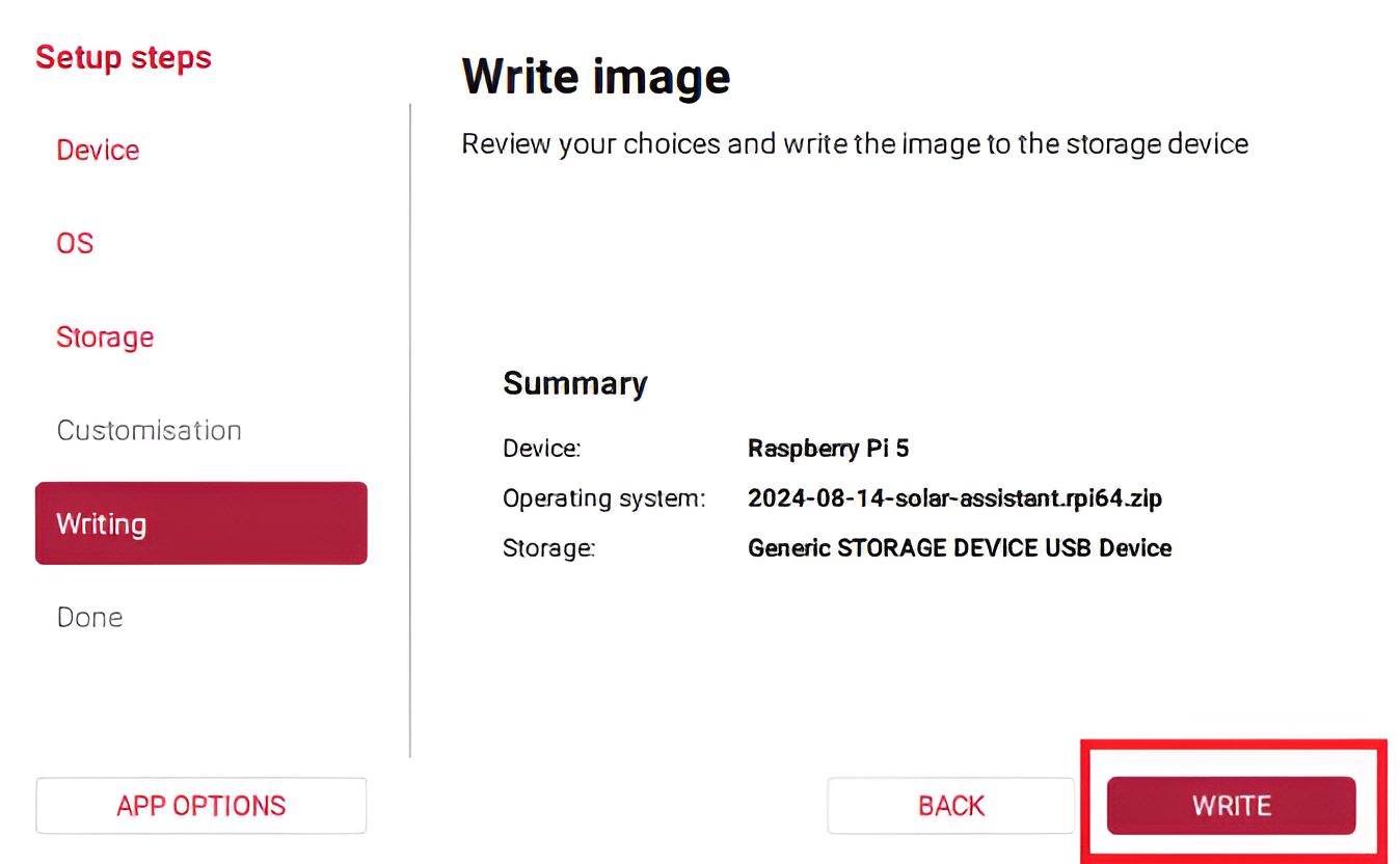 Select storage device