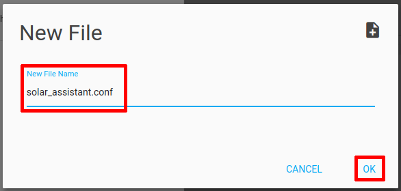 Name file solar_assistant.conf