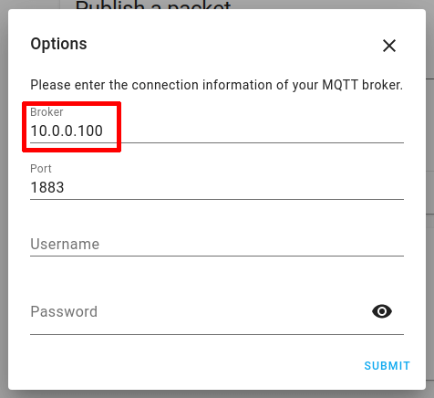 Configure HomeAssistant MQTT integration