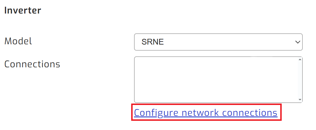 Select wifi configuration
