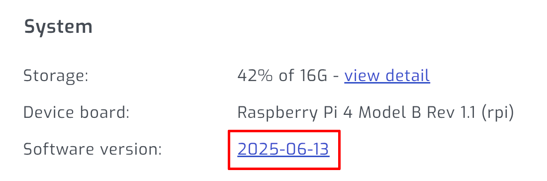 SolarAssistant software version