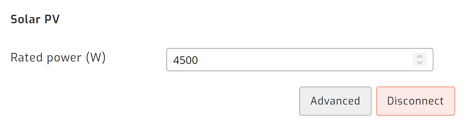 SolarAssistant PV settings