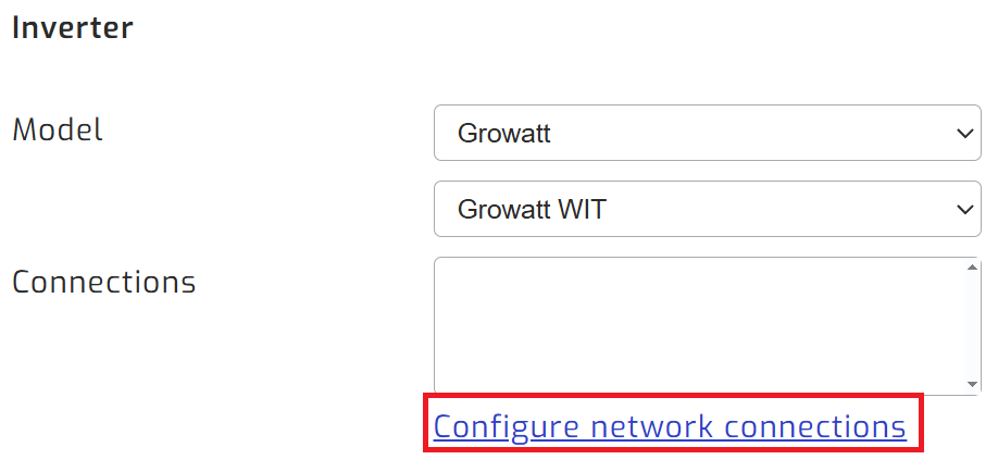 Select wifi configuration