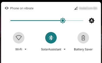 Enter WiFi credentials into SolarAssistant