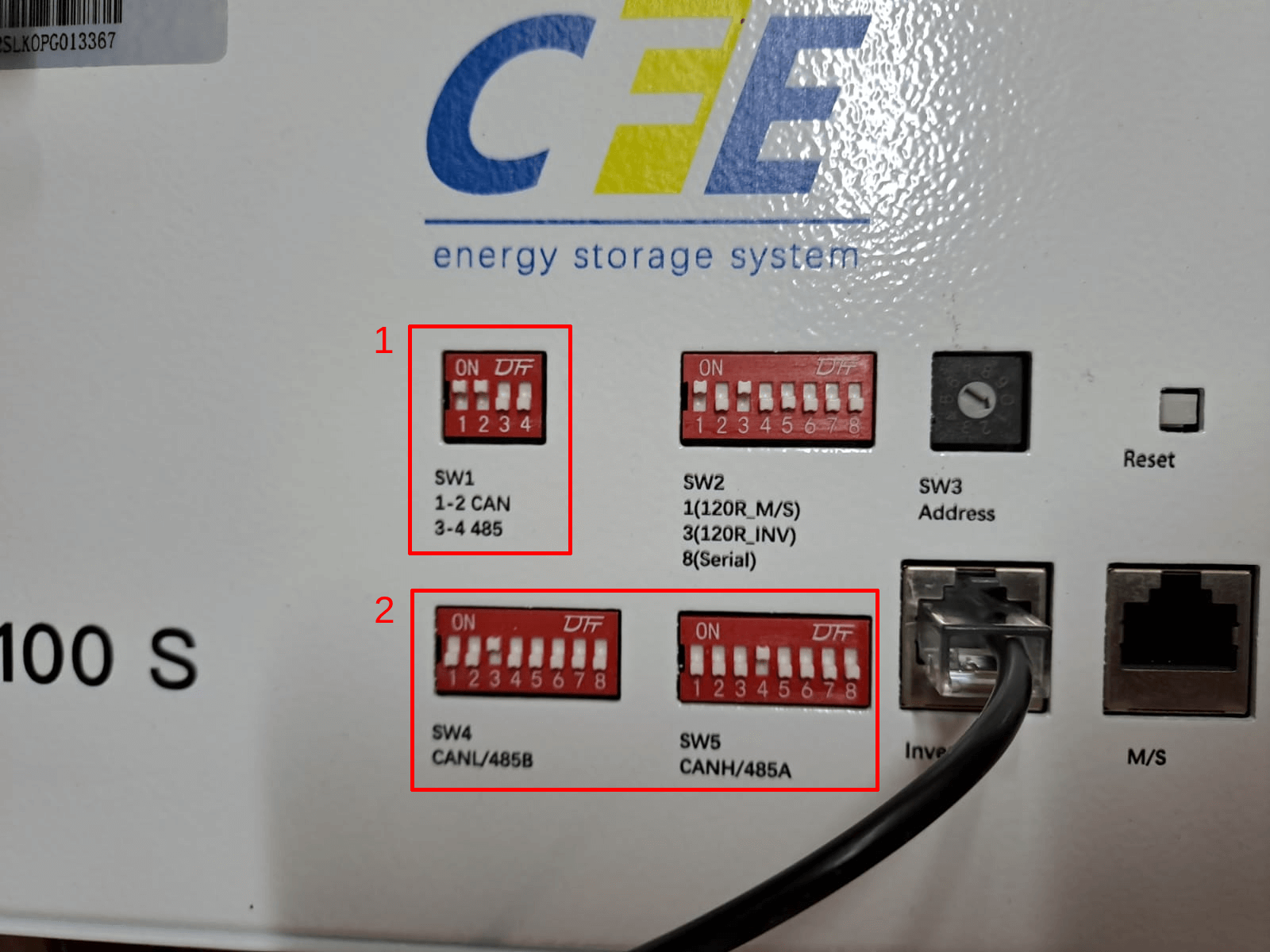 CFE battery setup with SolarAssistant