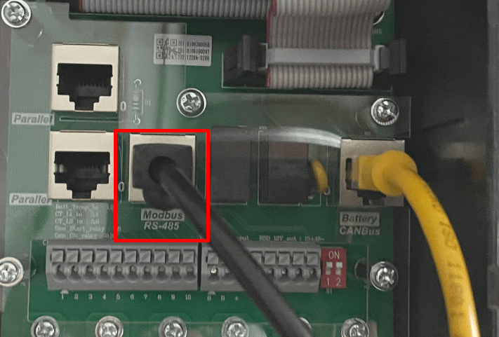 Deye/SunSynk 16kW RS485 port