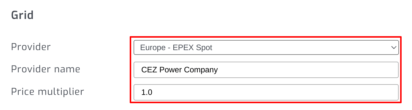 Select Europe EPEX Spot grid provider