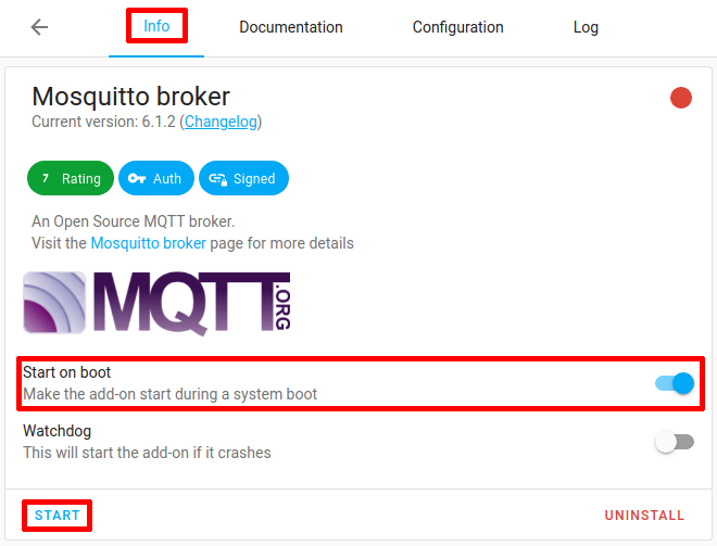 MQTT broker information